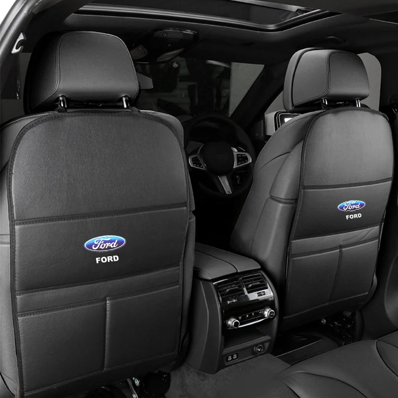 

Car Seat Back Anti Kick Cover Pad Anti-dirty Protector Mat Accessories For Ford Mondeo Fiesta Ecosport Mustang Focus Kuga Fusion