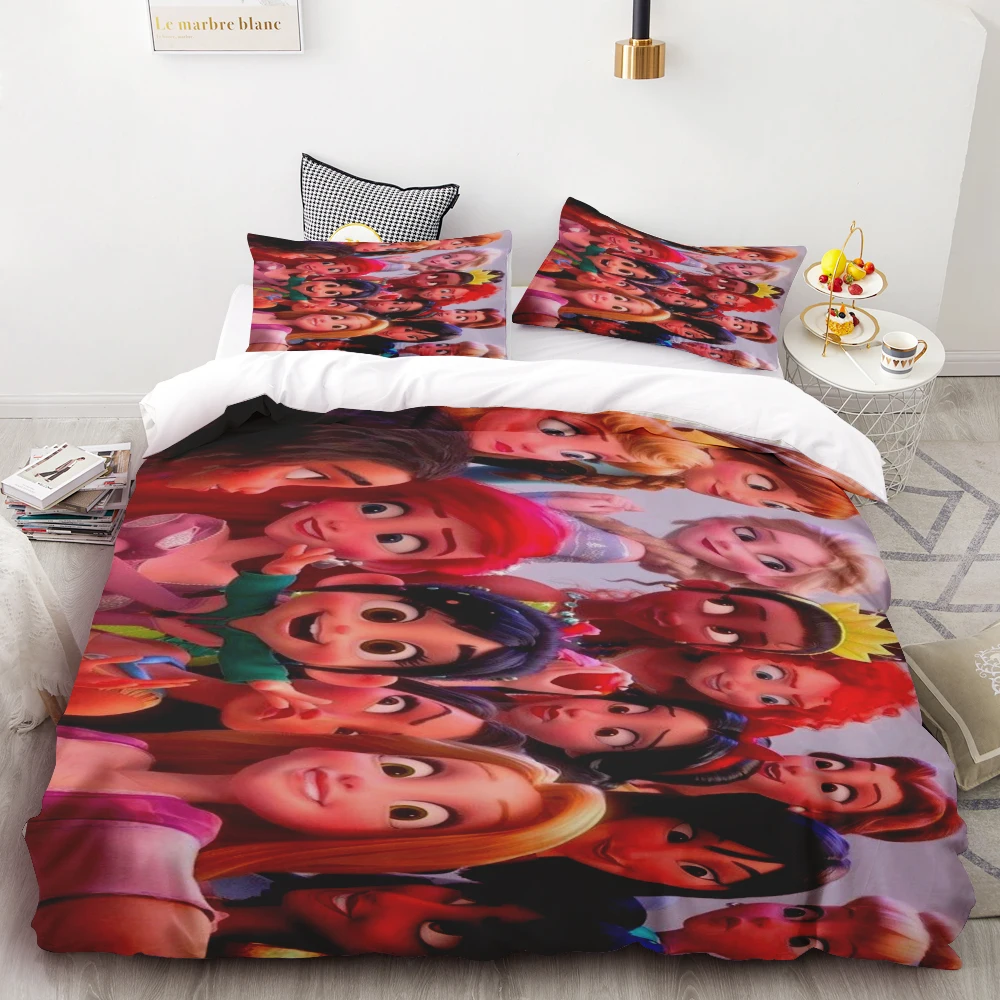 

Disney Snow White Duvet Cover Princess Series Set Comforter Bedding Children'S Bedding Set 3-Piece 1 Quilt Cover King Size