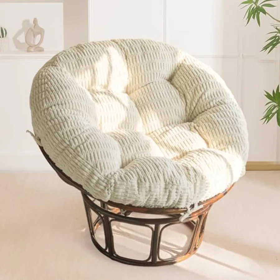 

Подушка для кресла Papasan с толстым вельветовым чехлом, без поддерживающей подкладки, 48 x 48 дюймов
