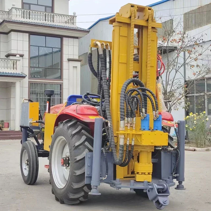 YG Tractor Portable Anchor Wheeled Mine Drill Rig Machine Price Borehole Pneumatic Water Well Drilling Rigs Equipment Supplier