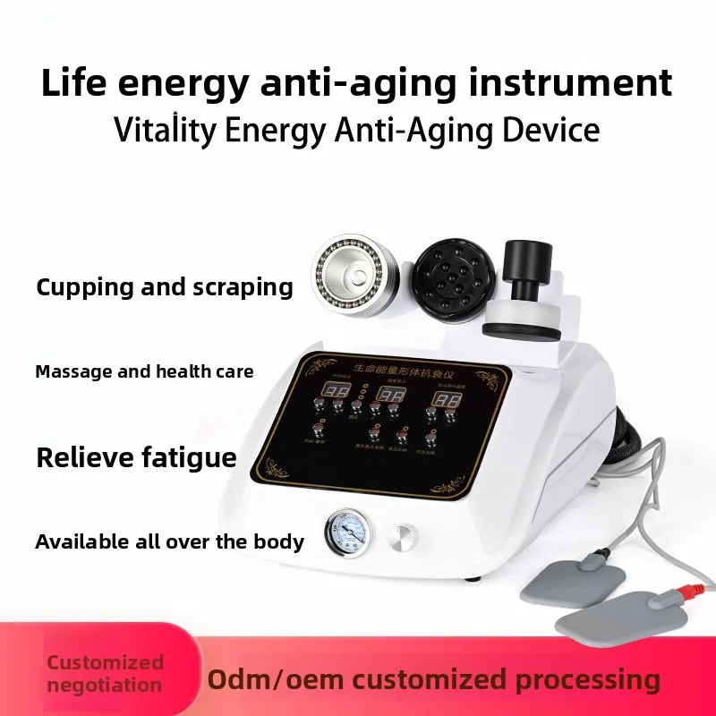 Body Anti-aging Instrument Beauty Salon Body Heating Scraping Dredging Meridians Micro-current Massage Scraping Instrument