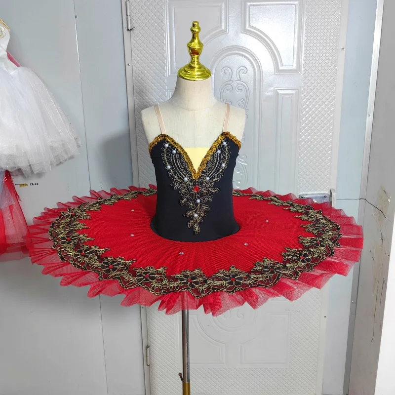 

Балетное платье-камизоль PD06065 для взрослых и детей, костюм для выступлений «Лебединое озеро» для девочек