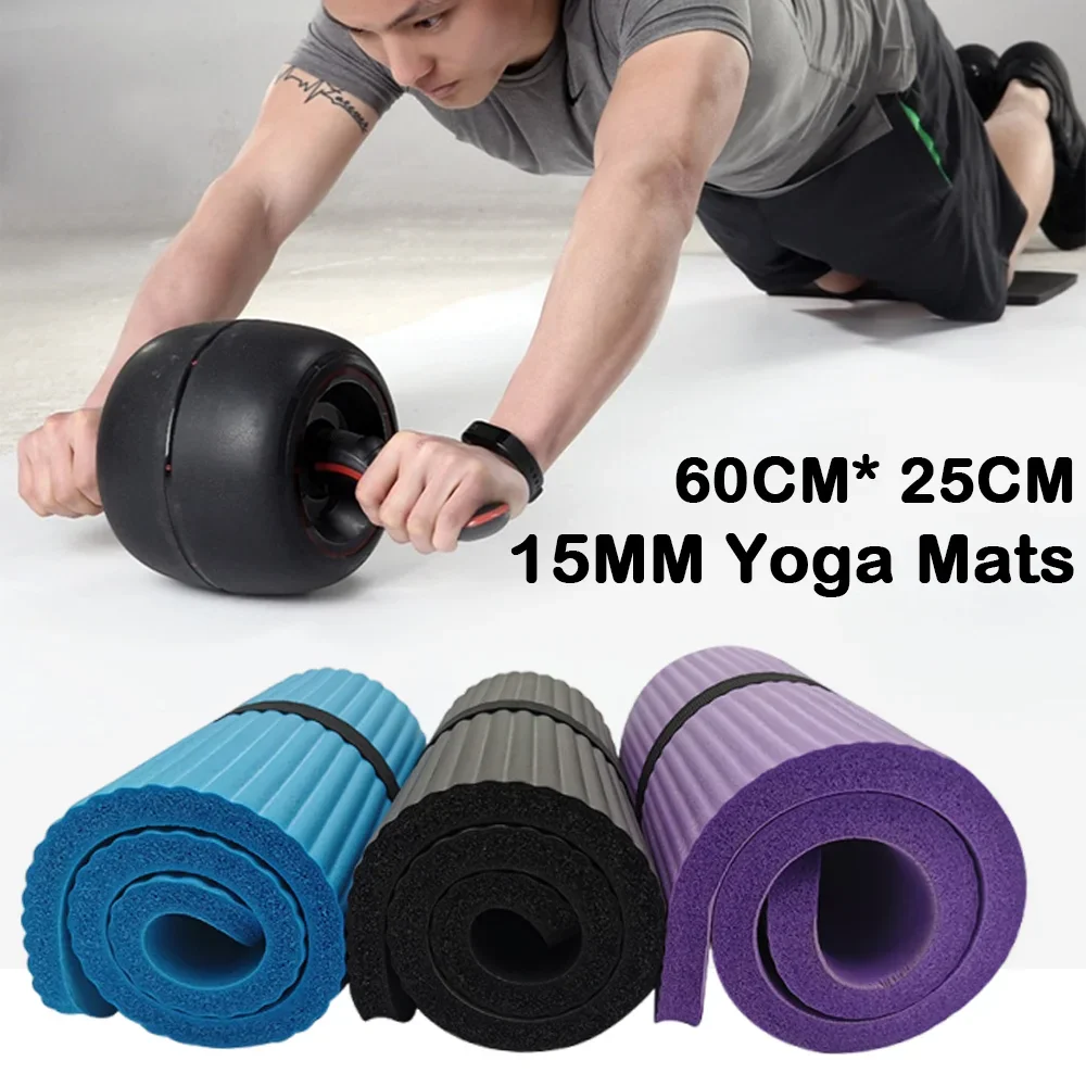 

Yoga Mat 15MM Thick NBR Fitness Mat Sports Pilates Anti-slip Sport Blanket Eco Friendly Gymnastics Mat Women Men Workout