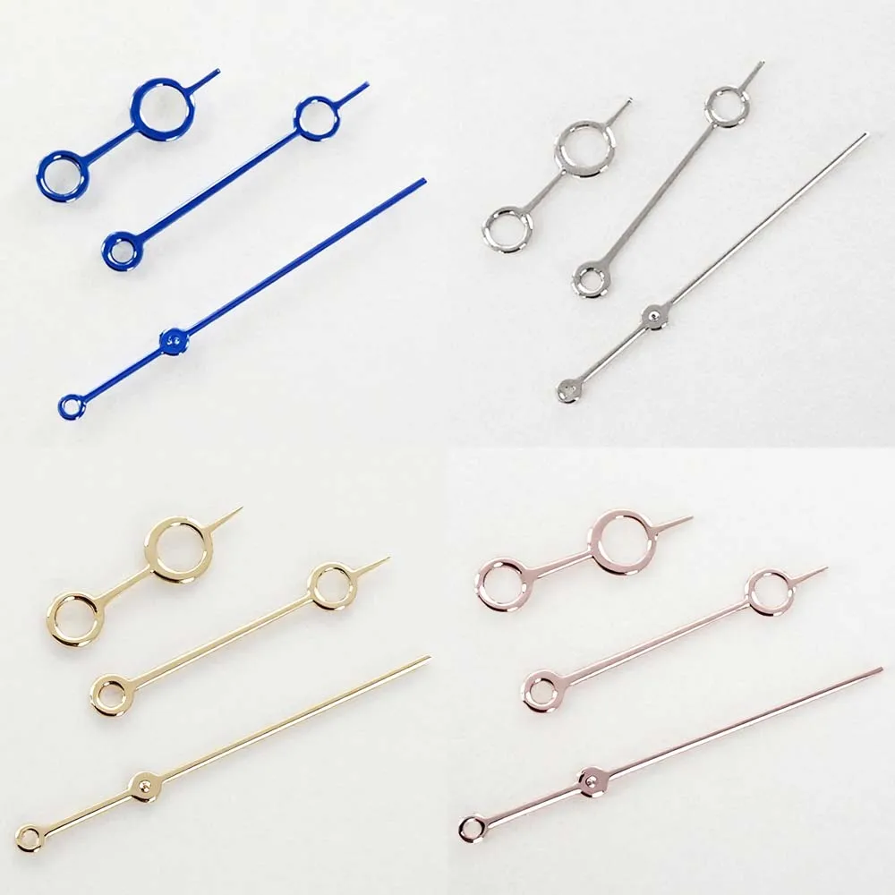 ساعة يد إبداعية مجوفة باللون الوردي/الذهبي/الفضي/الأزرق مؤشرات ساعة مناسبة لحركة NH35 NH36 4R 7S