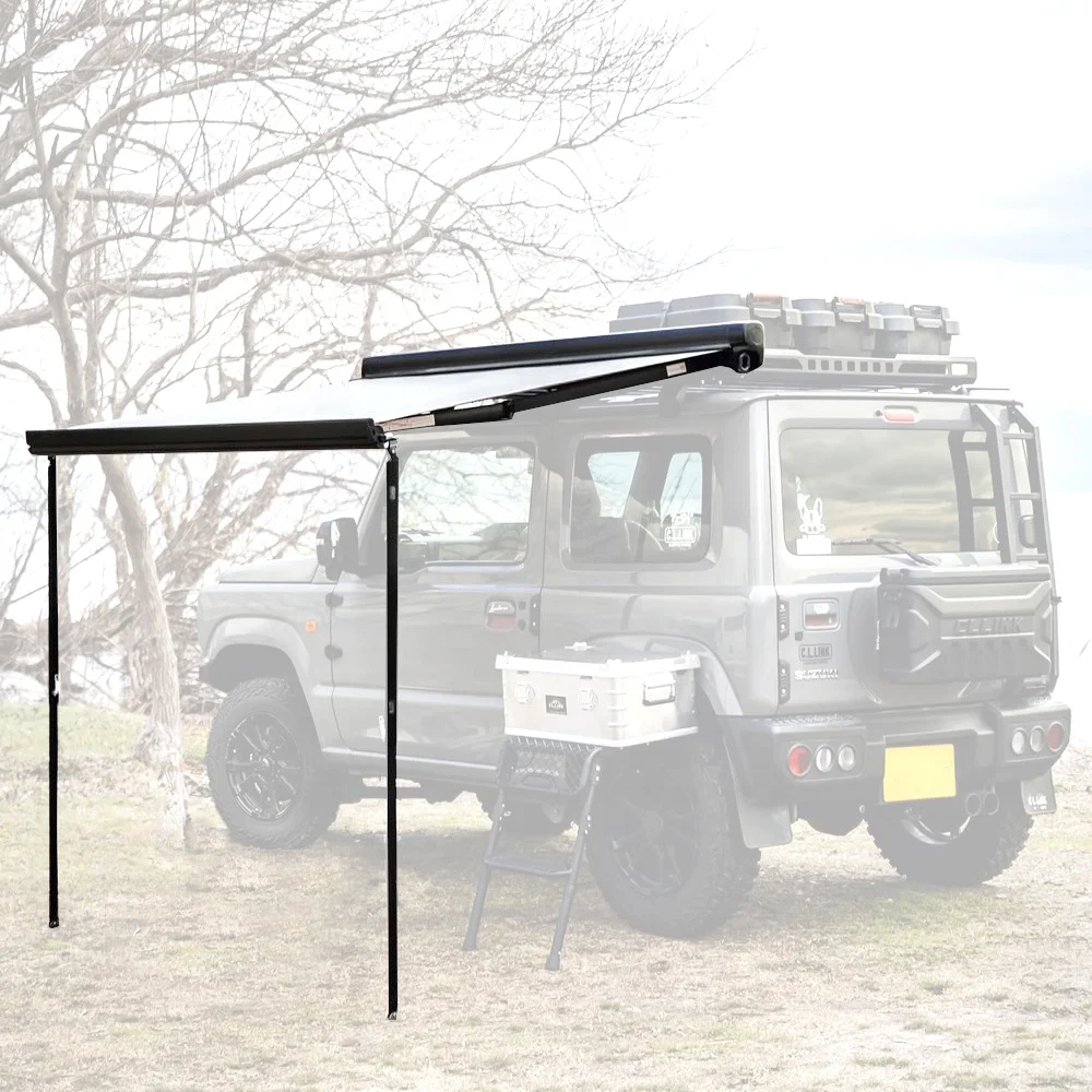 

Automatic Awning Auto-retractable Mechanical Folding Arm for 4WD Car Roof Side Awning With Waterproof PVC