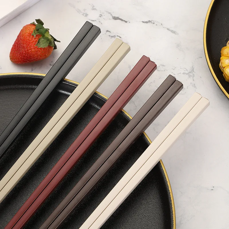 

Non-slip Chopsticks Alloy 10 Pairs Alloy Chopsticks Set Split Chopsticks Kitchen Tableware Household Chopsticks Heat-resistant