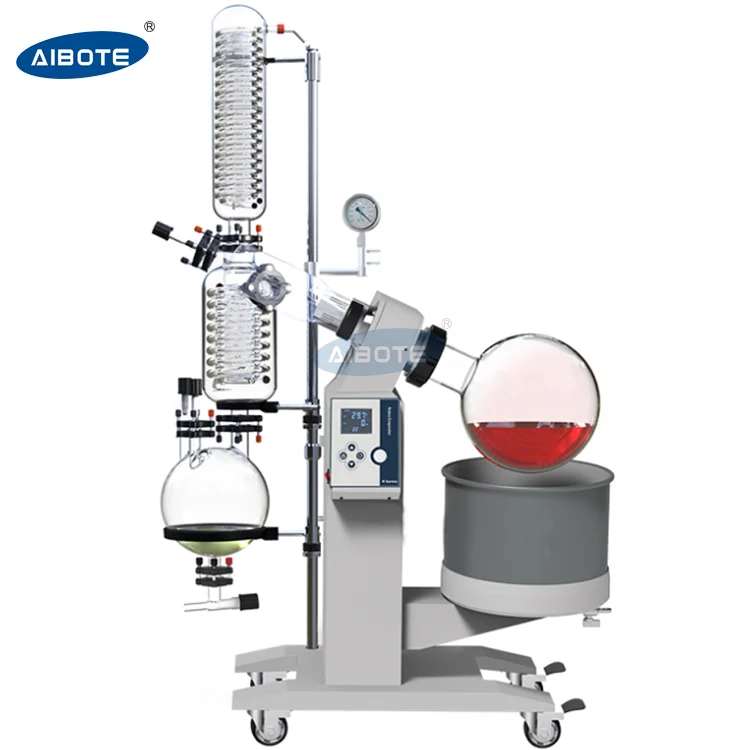 Wholesale Supplier HEA-05 5L Electric Lifting Essential Oil Vacuum Rotary Evaporator for Laboratory Use