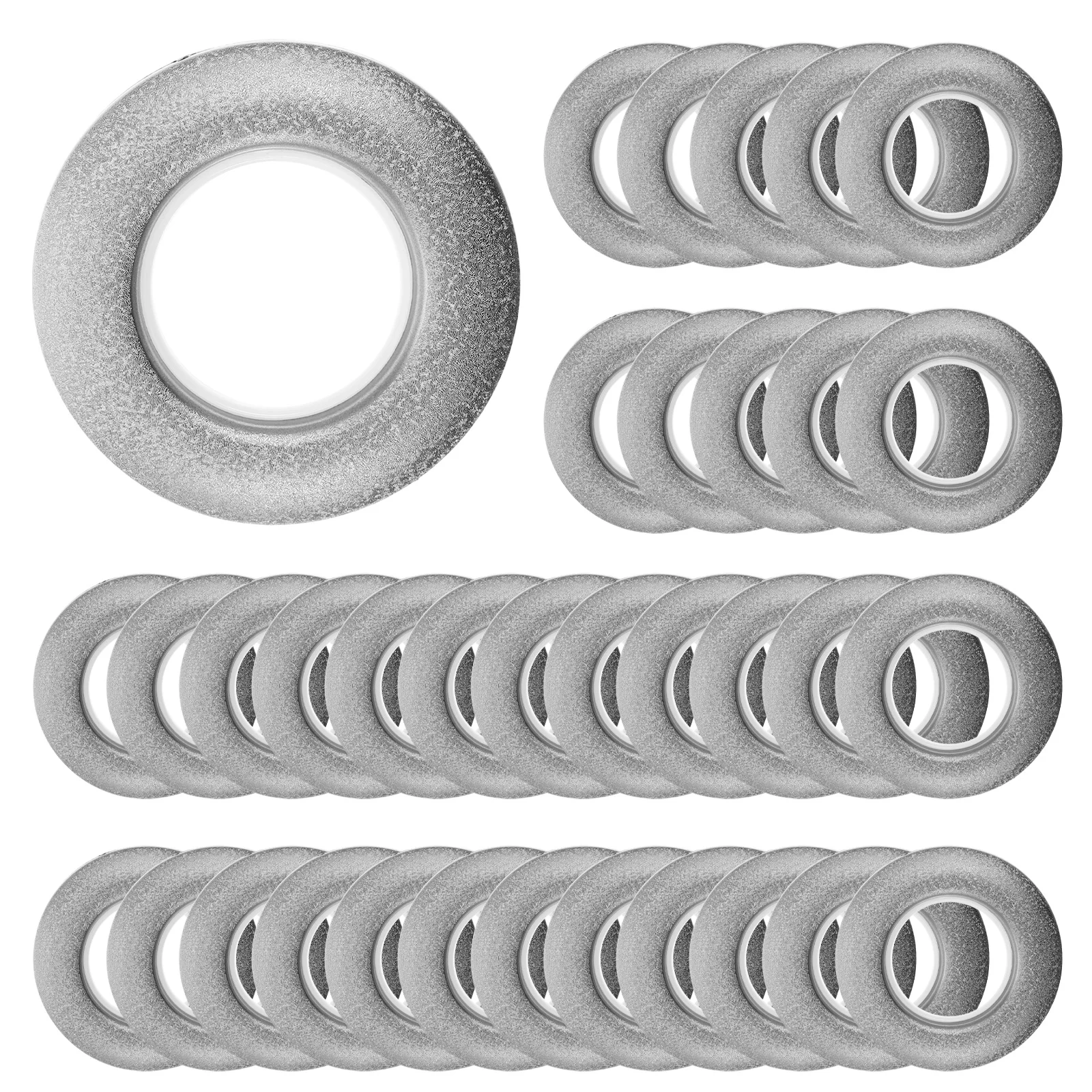 

80Pcs Self Lock Curtain Grommets Plastic Drapery Rings Easy Install Remove Reusable Curtains Accessories Blackout Curtains Bags
