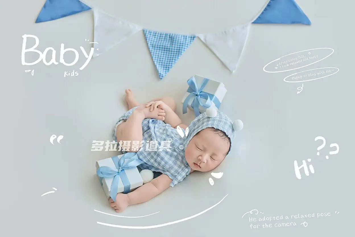 Newborn Photography Theme Baby Photography Clothing Childrens Full Moon Photography Clothing Props disfraz bebe  ベビーフォト