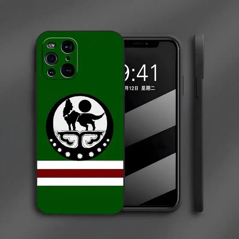 Chechnya Flag Phone Case Funda For OPPO Find X3 X5 X2 A93 Reno 4 3 Pro A74 A72 A53 A52 A94 Black Shockproof Cover