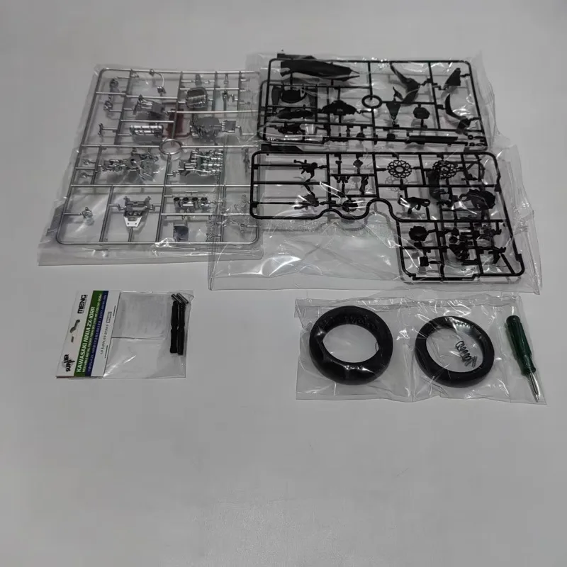 MENG 오토바이 키트 SPS-093 금속 이동식 프론트 포크 슈트&MT-008S 1/9 가와사키 닌자 ZX-10RR 프리컬러드 에디션 모델 키트