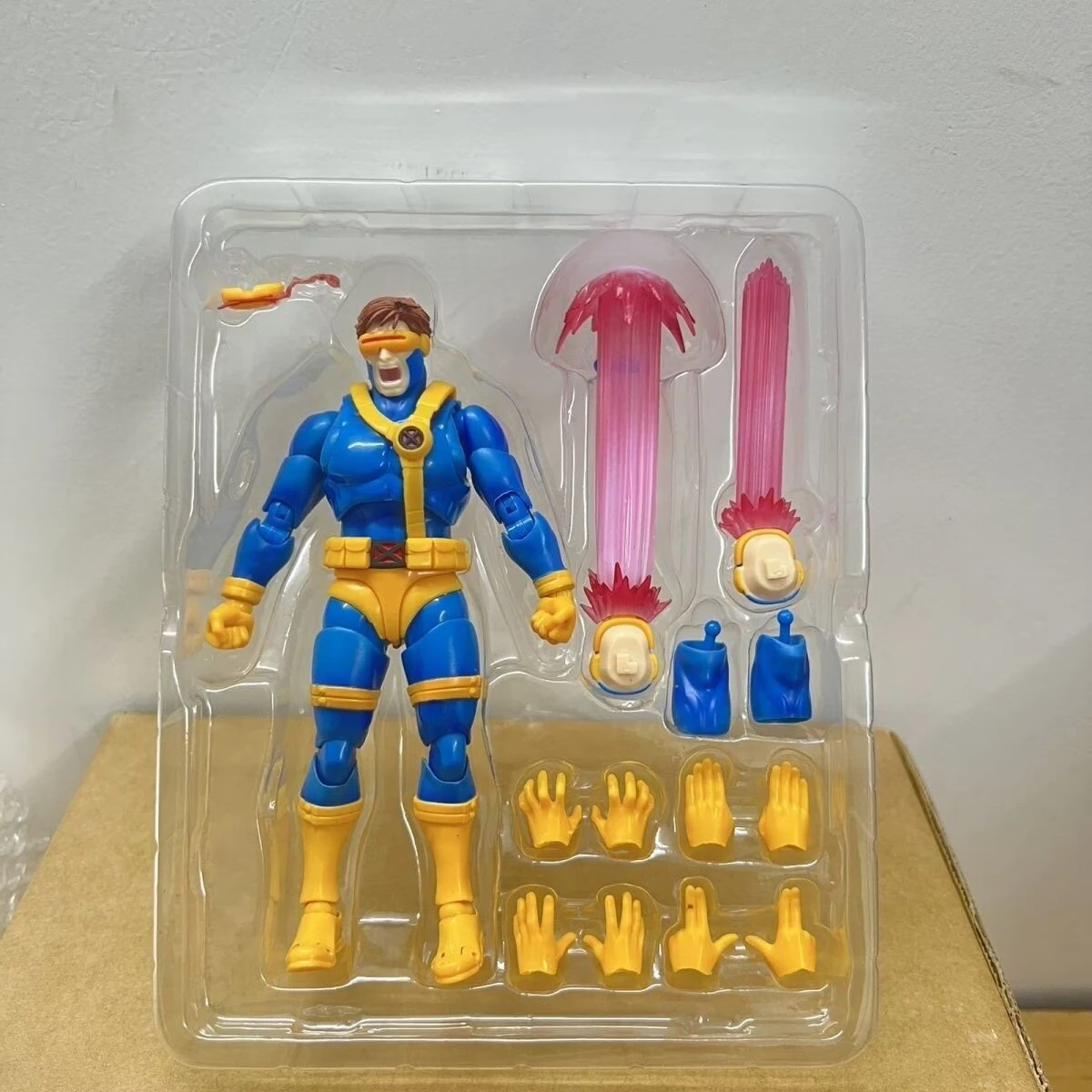 Ko Game 97 x-Men Mutants 1/12 Shf Laser Eye Repair Version Movable Puppet Figurine Model
