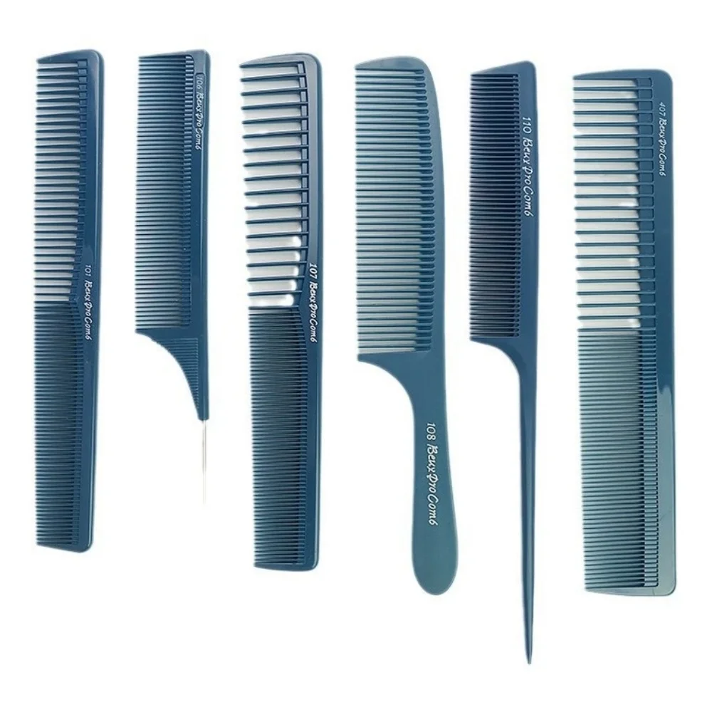 Green Professional Hair Cutting Comb Anti-static Flat Head Cutter Comb FineTooth Haircut Brush Salon Tools Barber Hair Access