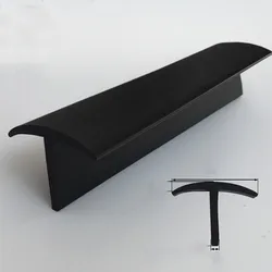 Rubber T Strip Glass Metal Wood Panel Edge Encloser Shield Car Seals Cable Cover Solar Photovoltaic Panels Sealing Strips Black