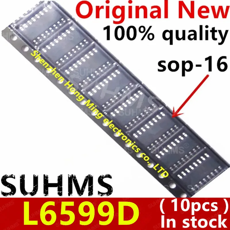 

(5-10piece)100% New L6599DTR L6599D L6599 sop16