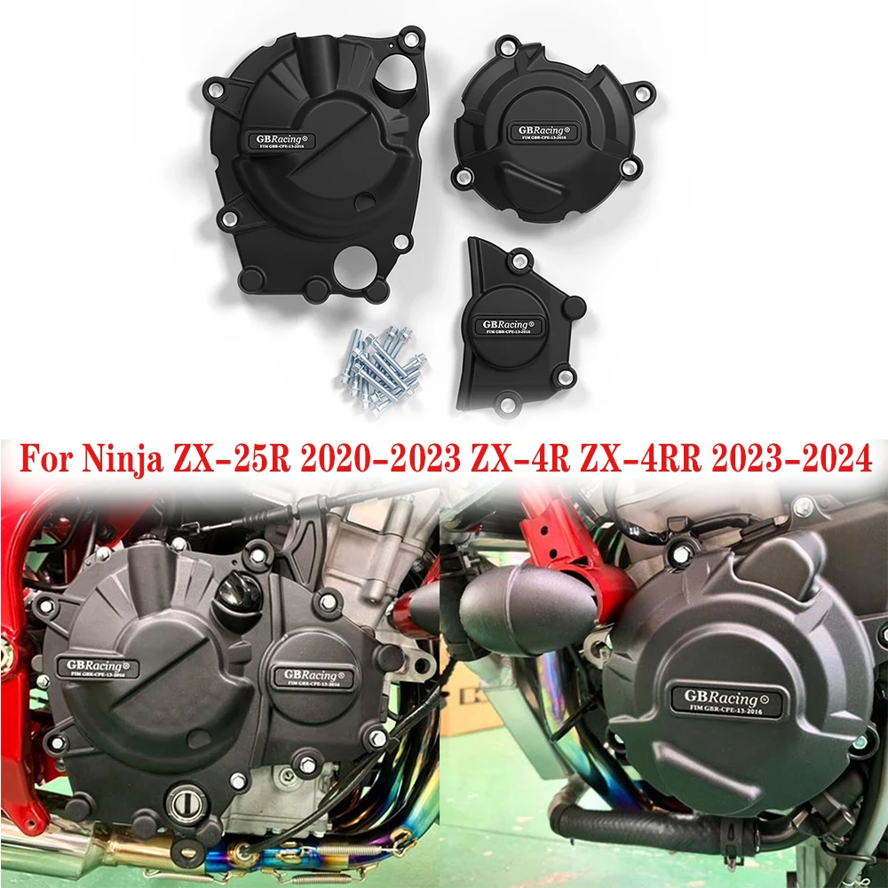 

Motorcycles Engine Cover Protection For KAWASAKI ZX-25R ZX25R ZX4R ZX4RR ZX4R-SE Engine Covers