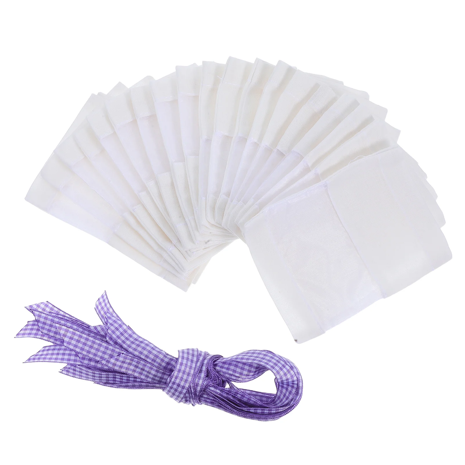 20 قطعة أكياس أكياس الخزامى فارغة صغيرة الرباط الحقائب الحقيبة والمجوهرات لخزامى الحلوى والمجوهرات التوابل والحاضر