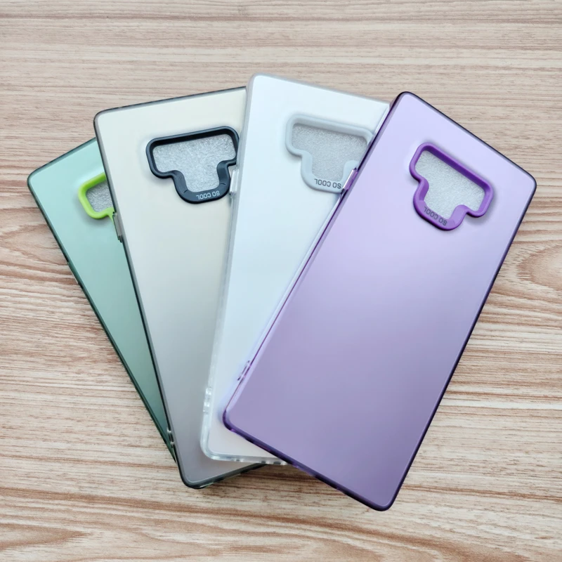 For Samsung Note 9 Case Galaxy Note9 Phone Case Samsung note9 Cover Galaxy Note 9 Luxury Metallic Aurora Skin Matte Cover