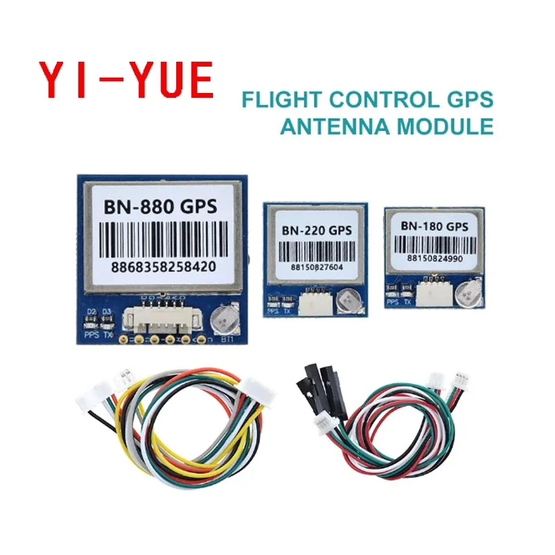 BN220 BN180 BN-880 3.0V-5.0V TTL level GNSS Module GPS For GLONASS Dual GPS Module Antenna Built in FLASH BN-220 BN880