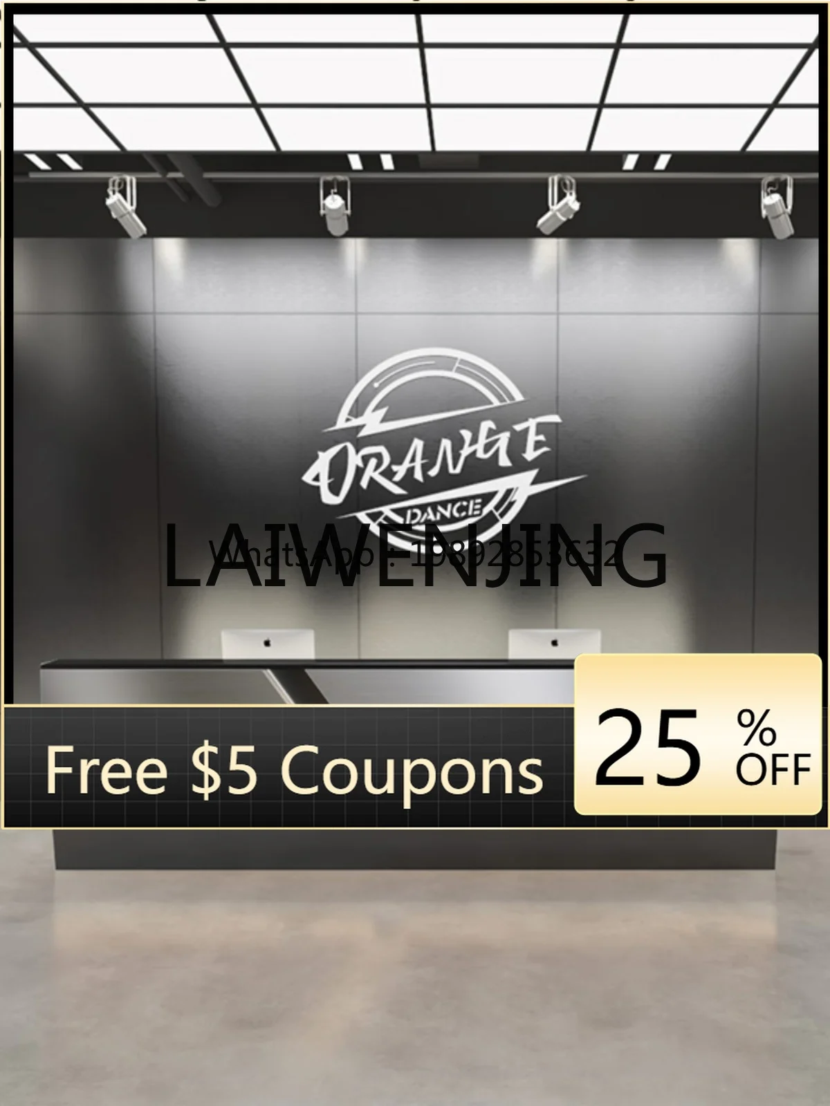 

7BGZIndustrial Style Stainless Steel Cashier Gym Billiard Hall Bar Commercial Club Company Hotel Front Desk