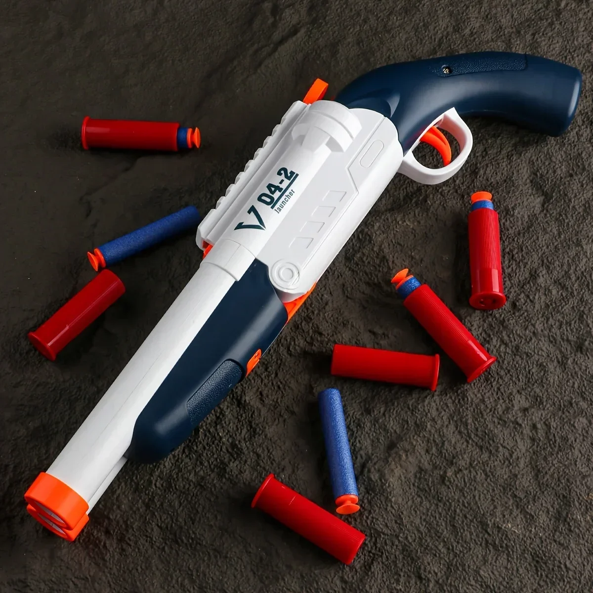 dual-nozzle-manual-soft-bullet-launcher-pop-up-shell-toy-with-6-shells-20-foam-bullets-practice-target-set-i0