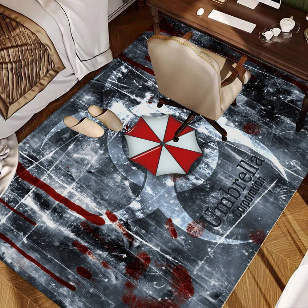 Umbrella Corporation Door Mat Kids Room Bedroom Decoration Balcony Anti-Slip Doormat Living Room Doormat Area Rug