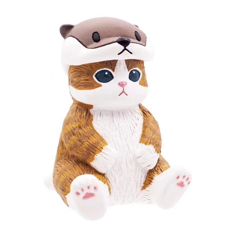 Gatti Mofusand carini e adorabili che indossano vestiti dell'organismo marino, scatole cieche, regali, modello giocattolo, figure anime, raccolgono ornamenti