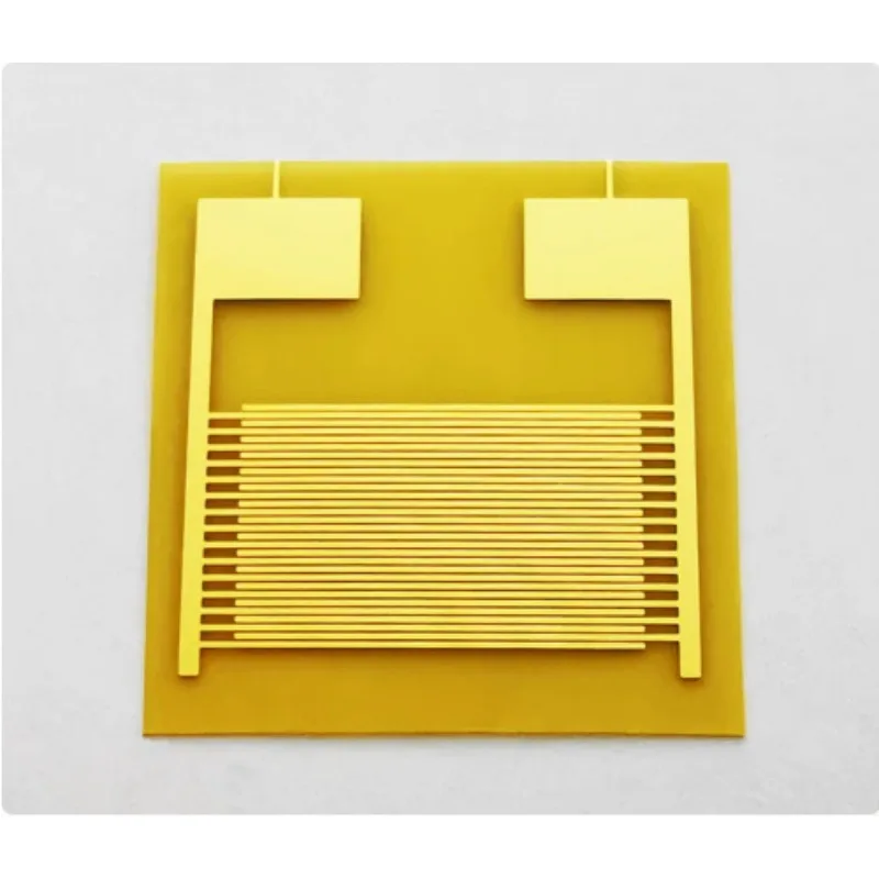 

50μm Flexible Interdigital Electrode Capacitance Array Gas Bio-Humidity Sensor Chip PI Smart Wear