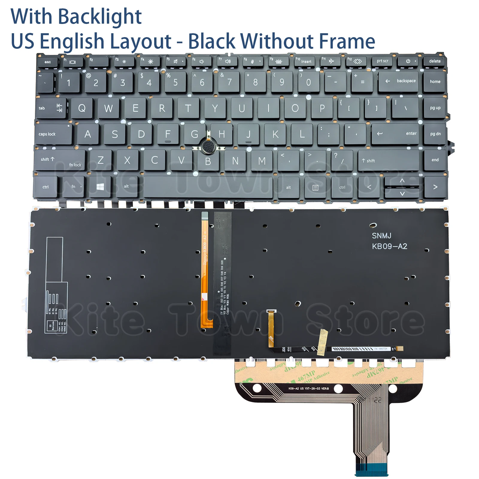 

Новая клавиатура для ноутбука США с подсветкой для HP EliteBook 745 G7 G8 840 G7 G8 845 G7 G8 ZBook Firefly 14 G7 G8 черный