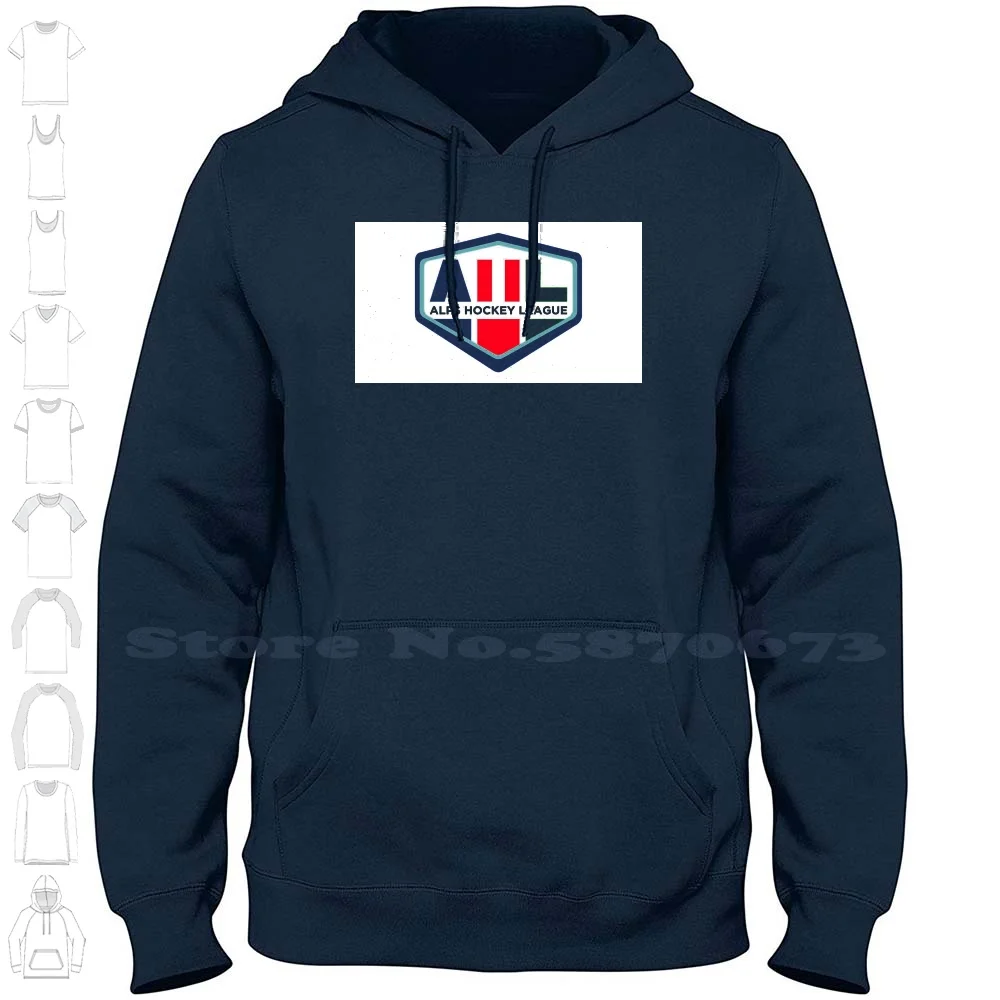 Alps Hockey League Logo Fashion Sweatshirt Top Quality 100% Cotton Hoodies