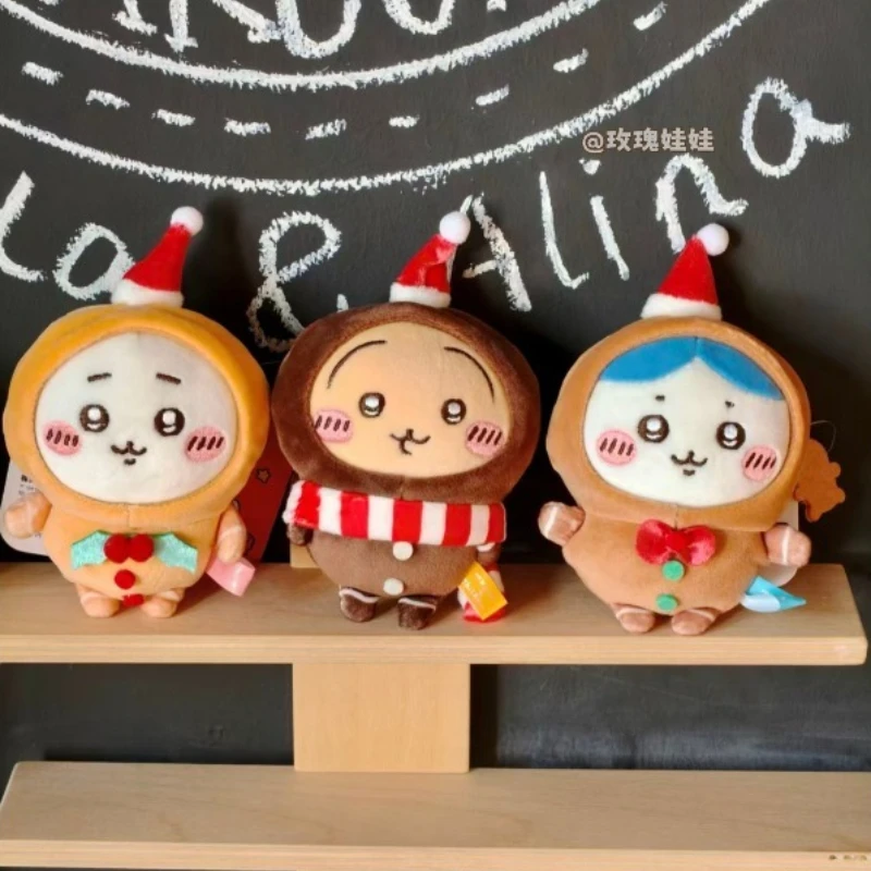 Chiikawa Usagi Kawaii Anime Cartoon Pendant Gingerbread Man Doll Hanging Ornaments New Year Gift Fashion Exquisite Beautiful