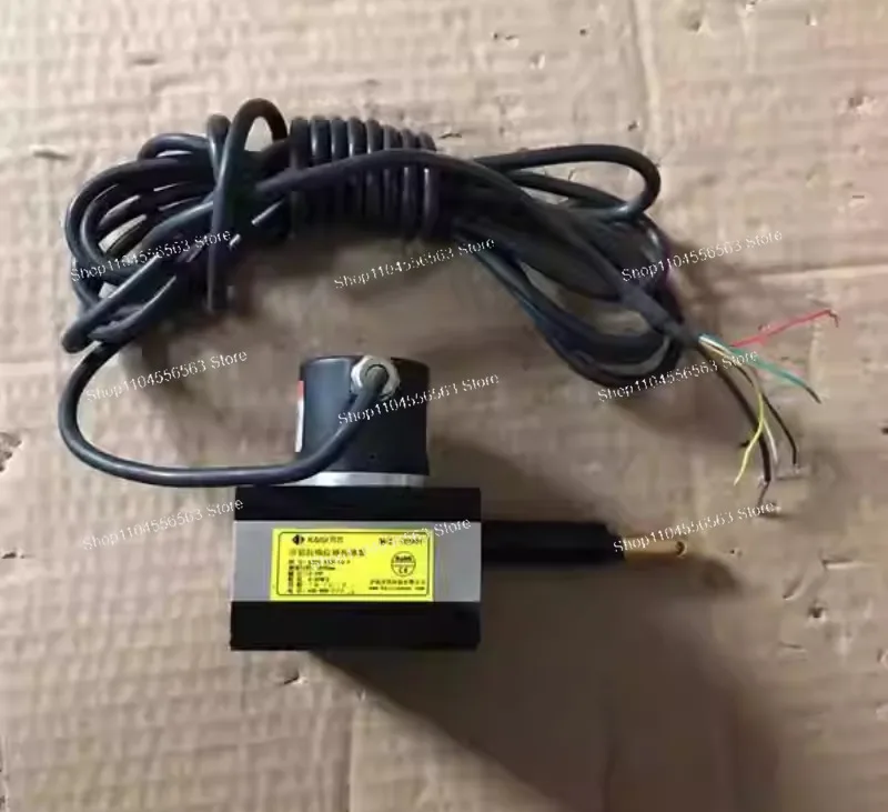 Pull cord displacement sensor, linear position, encoder, 4-20mA, 0-10V, 0-5V, resistor, pulse output
