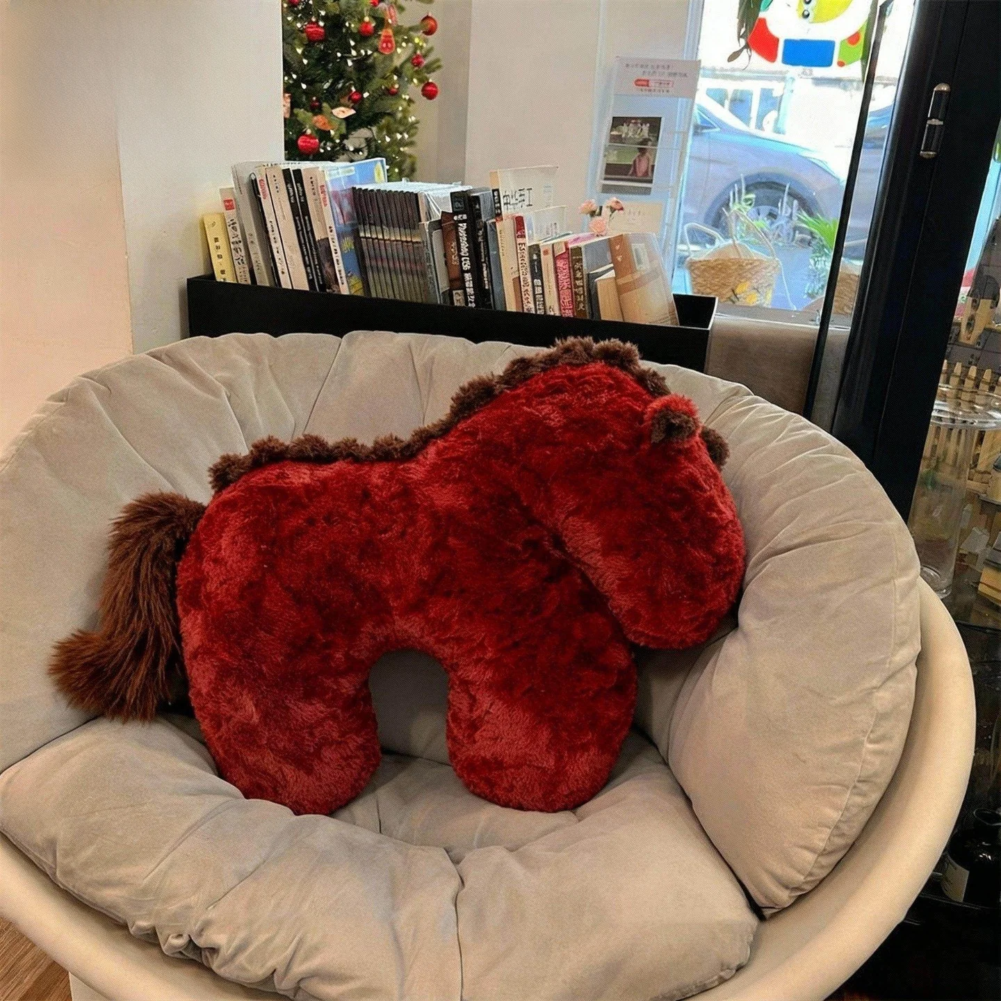 

2026 New Year Year Pillow Living Room Sofa Cuion Luy Little Pillow Home Decorative Cotton Tow Pillow