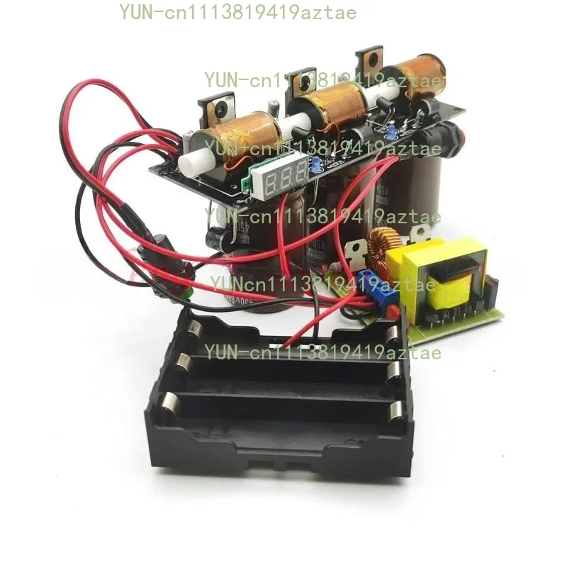 Three-stage high-voltage integrated electromagnetic gun, simple multi-stage diy coil gun kit, physics experiment teaching model