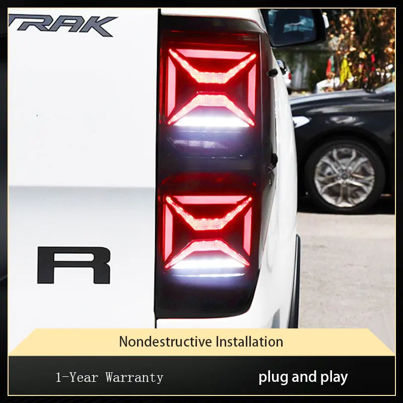 

Car Lights For Ford Ranger 2012-2018 Taillight Auto LED Assembly Modification Dynamic Rear Signal Lamp Accessories
