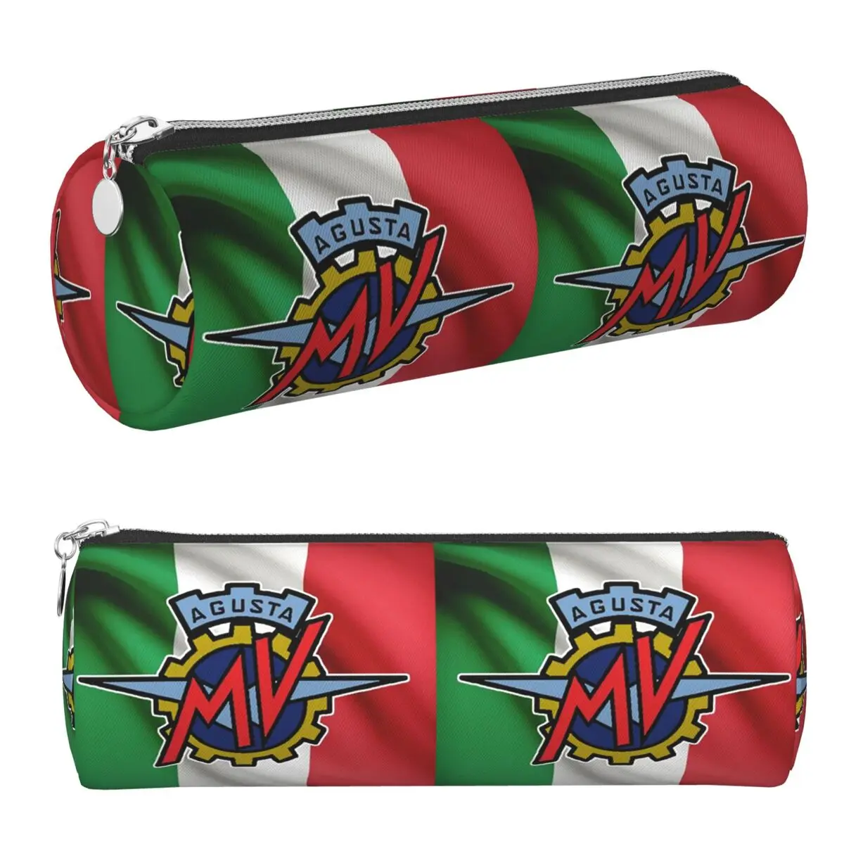 Motorcycle Doormat MV Agusta Pencil Case Pencil Pouch Cylinder Pen Box Pencil Bag for Boys Girls Stationery Supplies