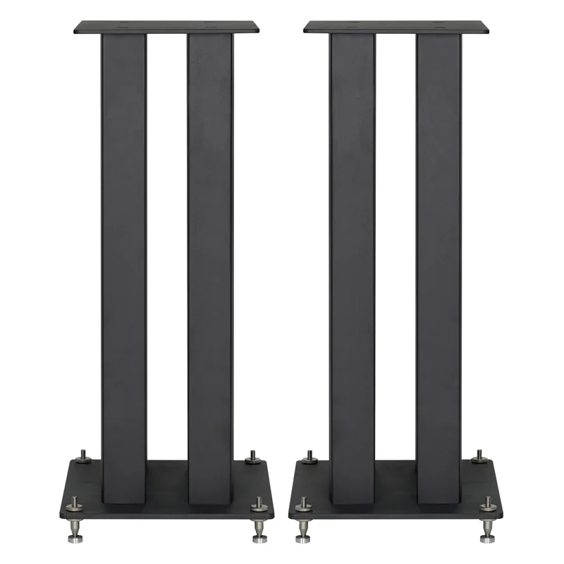 حامل مكبر صوت لرف الكتب AVplay STR001، قدم صوتية، حزام فولاذي، اختبار أظافر القدم الممتص للصدمات، أفضل بنسبة 30% من المنتجات المماثلة