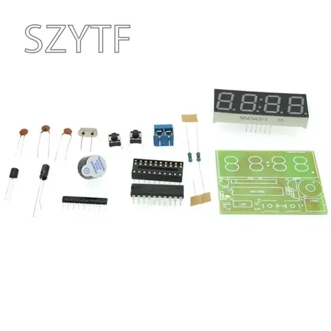 High Quality C51 4 Bits Electronic Clock Electronic Production Suite DIY Kits