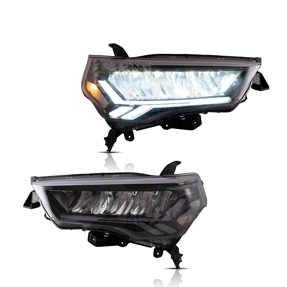 Car LED Head Lamp DRL Daytime Running Light For Toyota 4Runner 2014-2021 Streamer Turn Signal Indicator Headlights Assembly
