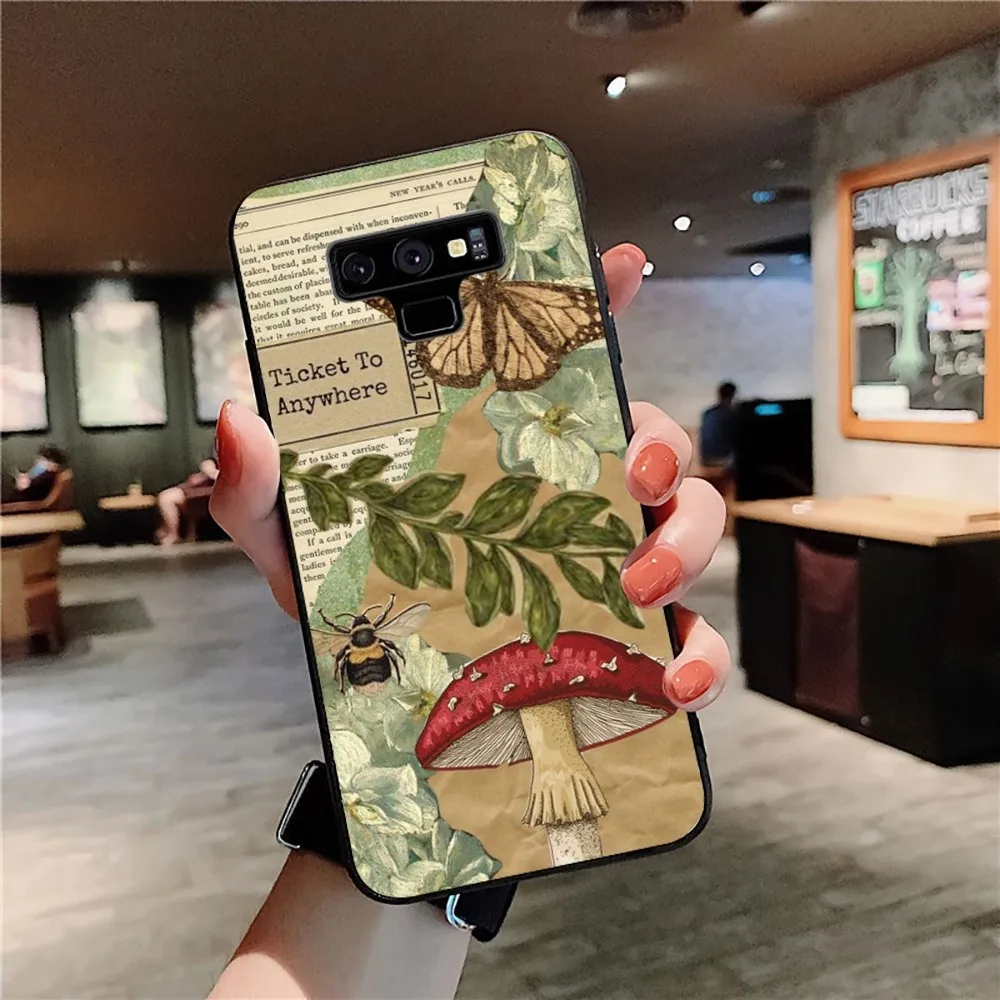 Mushroom cute Phone Case For Samsung Note 8 9 10 20 pro plus lite M 10 11 20 30 21 31 51 A 21 22 42 02 03