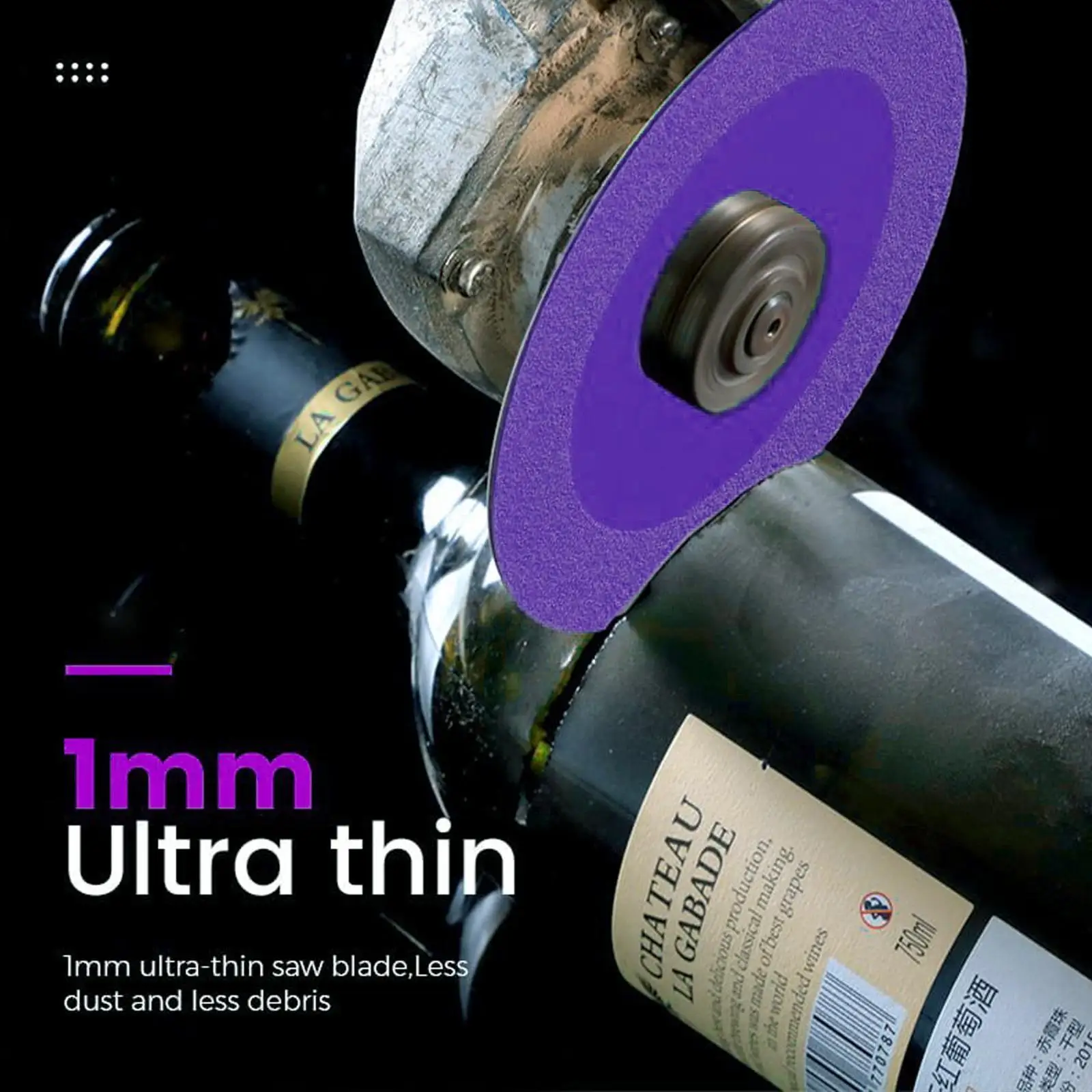 ロットガラスカッティングディスクダイヤモンド100mm大理石鋸セラミックタイル翡翠クリスタルワインボトル研削面取りガラスカッティングツール