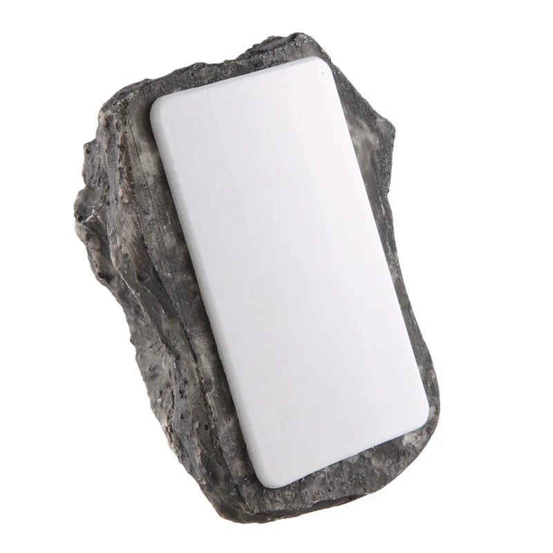 ABSQ-Key Safe Stash Hollow Secret Hidden Funny Muddy Rock Stone Case Box Home Garden Decor Security Gift