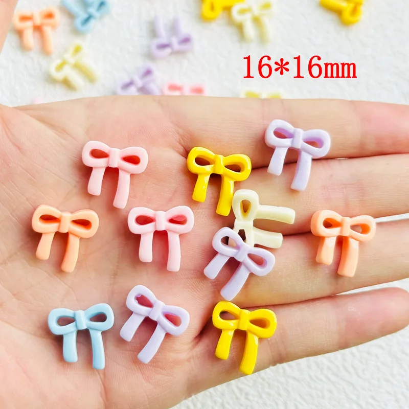 30 Pcs Cute Mini Cartoon Butterfly Junction Resin Figurine Crafts Cabochon Ornament Jewelry Manicure Hairpin Making Accessories