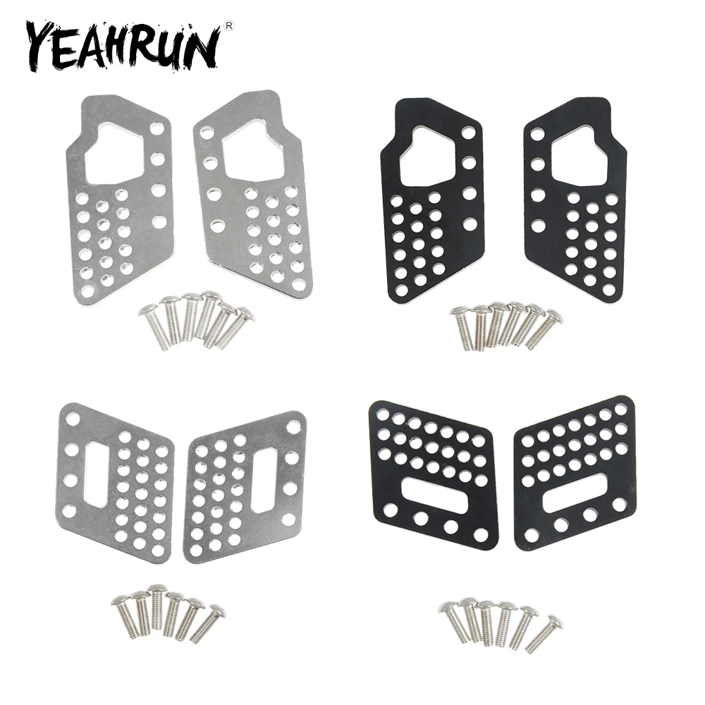 

YEAHRUN Aluminum Alloy Front / Rear Shock Mounts for Axial Wraith 90018 1/10 RC Crawler Car Upgrade Parts