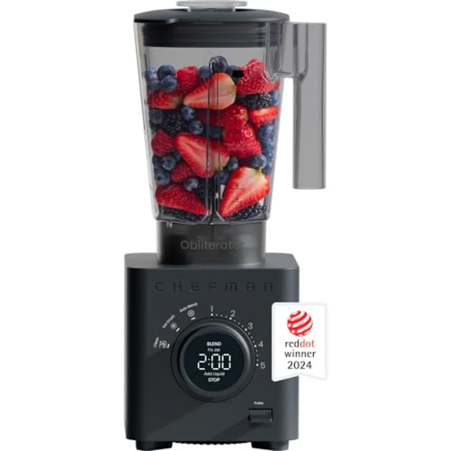 

Obliterator 48 oz Countertop Blender for Smoothies, 1380W Motor to Crush Ice, Nuts, and Frozen Fruit with Stainless Steel Blade