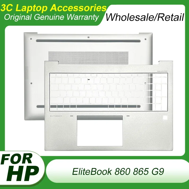 

New Original For HP EliteBook 860 G9 865 G9 Laptop Palmrest Upper Case Cover Bottom Base Case Lower Cover Replacememt Shell