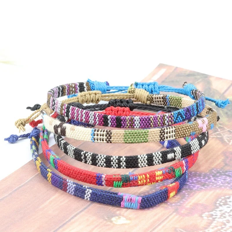 Bracelet de Cheville Bohème pour Hommes et Femmes, Corde Faite à la Main, Article de Plage pour Pieds Nus, Chaîne de Jambe, Accessoire d'Amitié, Bijoux de Pied Boho, Livraison Directe