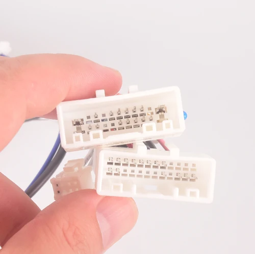 Imagen 2 del producto Cable de arnés de cableado estéreo de Radio de coche Android 16 pines para Nissan Qashqai j11 x-trail Tiida 2014 2015 2016 (Tirm de alto nivel)