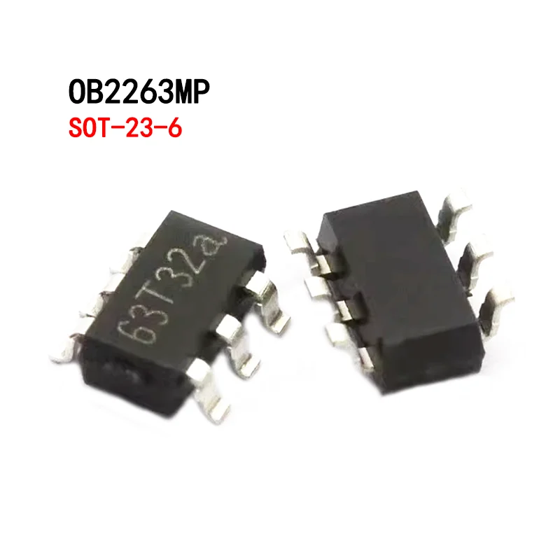 10PCS OB2263MP OB2263 2263 63... SOT23-6 LCD power management chip PWM controller IC
