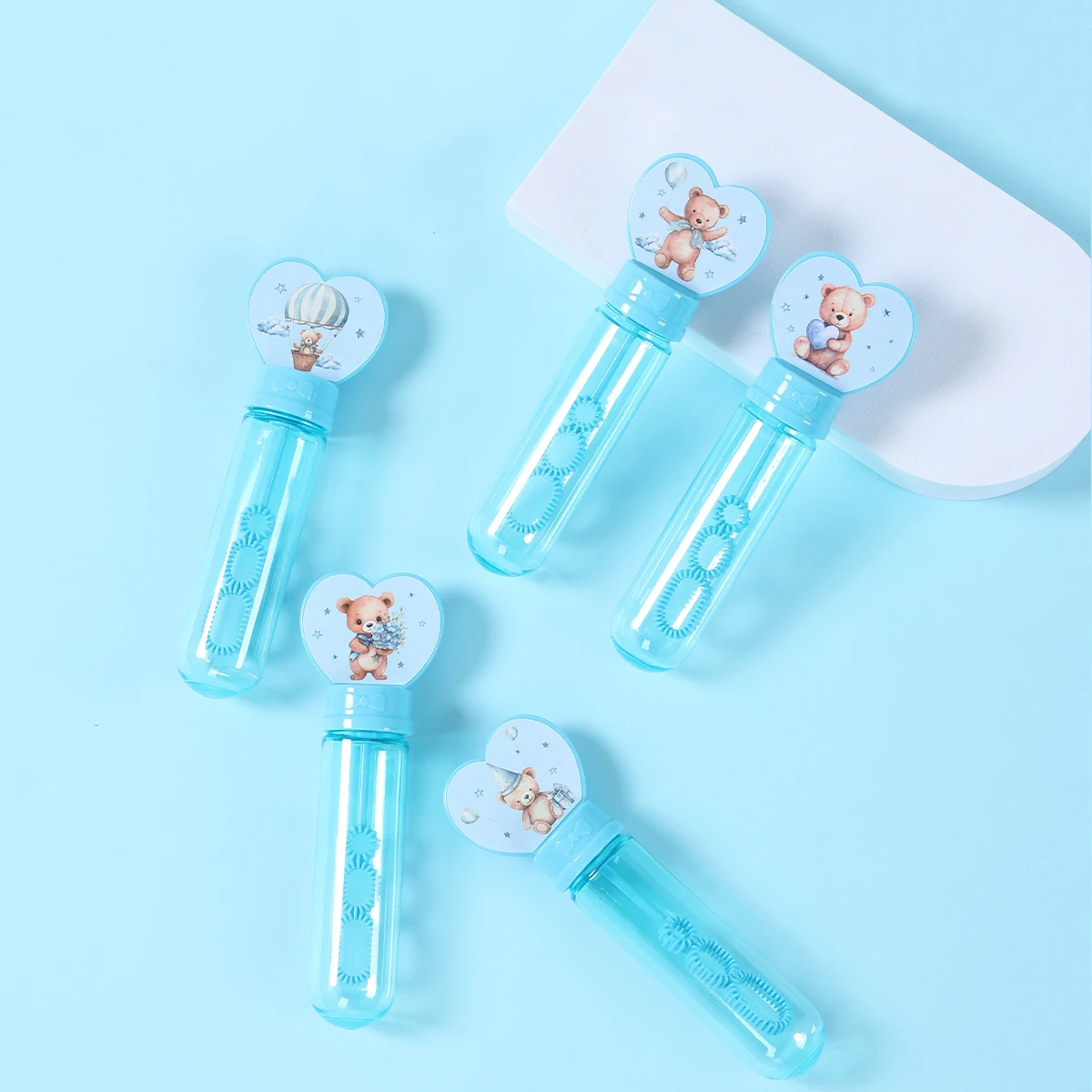 10 قطعة الحب الأبيض يوب فقاعة أنبوب زجاجة الصابون اللعب هدايا الزفاف للضيوف الاطفال حفلة عيد ميلاد تفضل استحمام الطفل الديكور